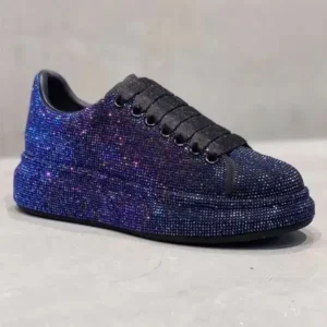 Rangolishoe Night Star Rhinestone Platform Sneakers