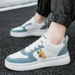 Rangolishoe Men Fashion Color Matching Low Top Sneakers