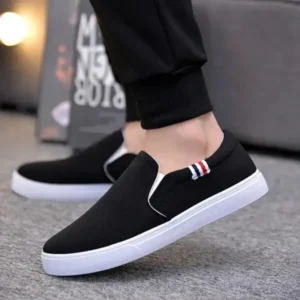 Rangolishoe Men Casual Breathable Flat Canvas Shoes