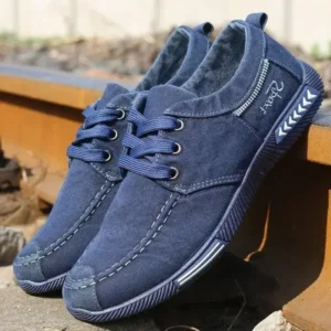 Rangolishoe Men Casual Breathable Low Top Canvas Shoes