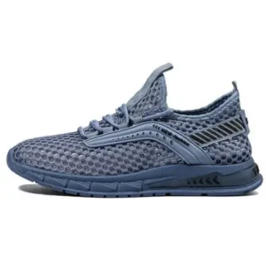 Rangolishoe Men Casual Breathable Hollow Mesh Soft Sole Sports Shoes