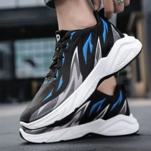 Rangolishoe Men Fashion Color Matching Breathable Running Sneakers